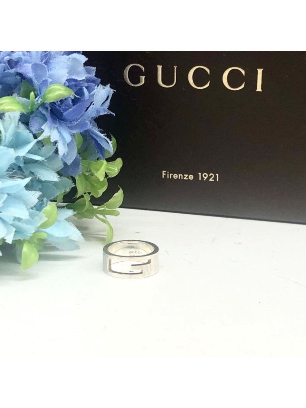 Gucci Silver Ring GG Necklace - Picture 4 of 9